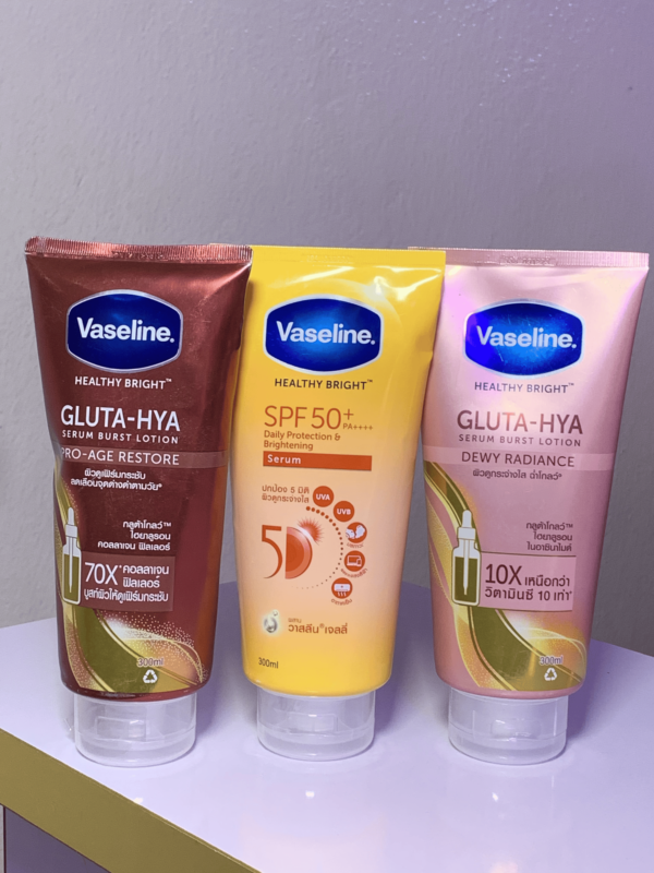 Vaseline gluta tube lotion