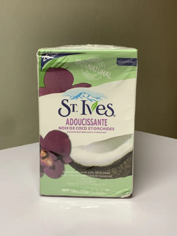 St Ives Softening Coconut & Orchid Bar Soap