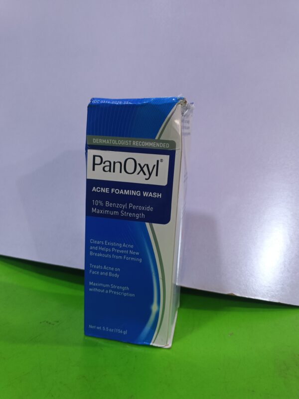 Panoxyl acne foaming wash